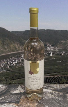 2025er Ellenzer Kurf&uuml;rst Sp&auml;tburgunder Blanc de Noir Qualit&auml;tswein. Feinherber Wei&szlig;wein der Rebsorte Sp&auml;tburgunder aus der Weinlage Ellenzer Kurf&uuml;rst