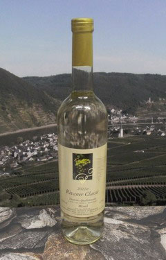 2025er Rivaner Classic. Wei&szlig;wein der Rebsorte M&uuml;ller-Thurgau (Rivaner)